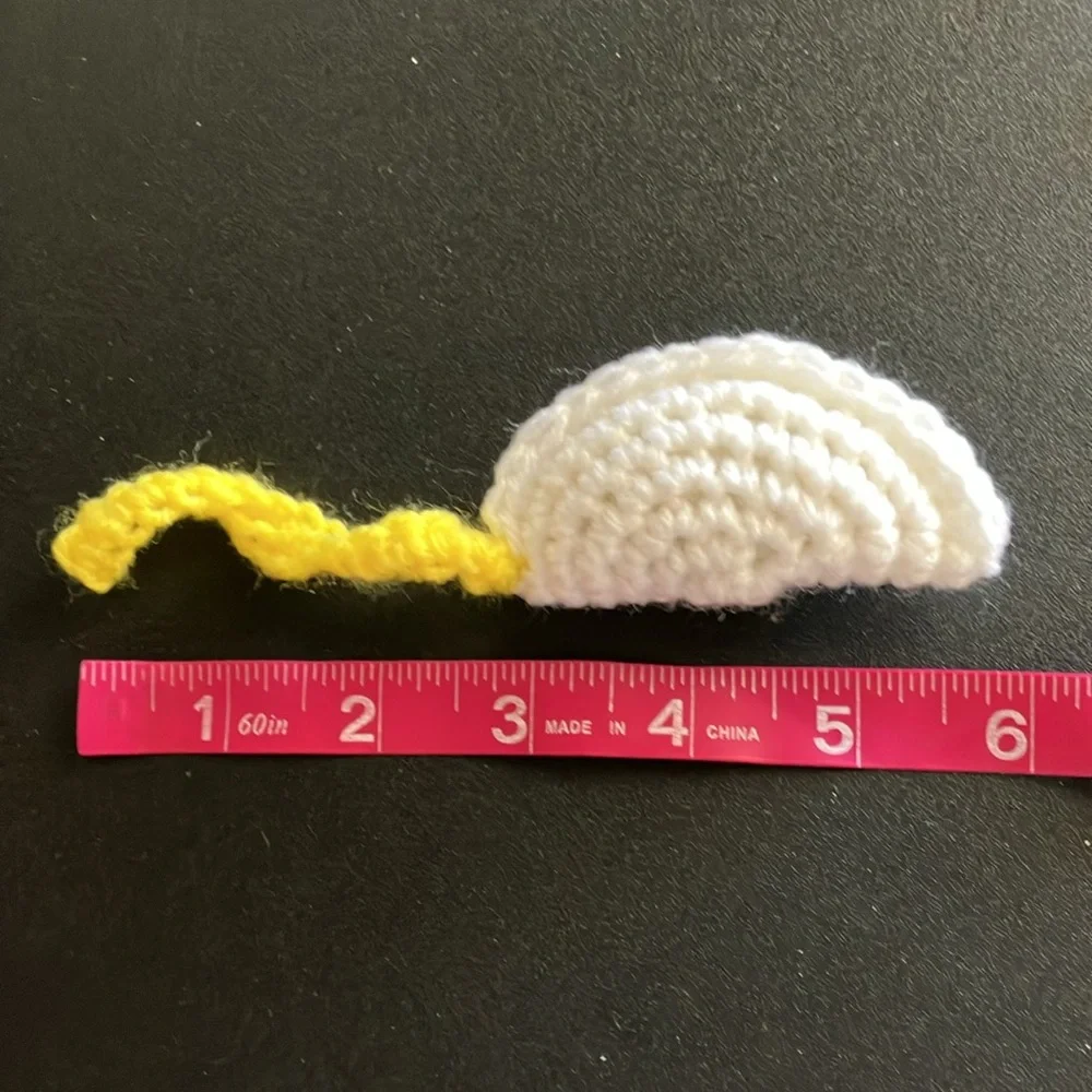 Handmade Cat Toys Mice Crochet Pet Kitty Three Piece